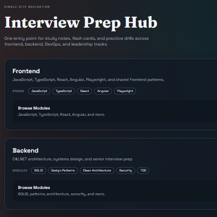 Interview Prep Hub